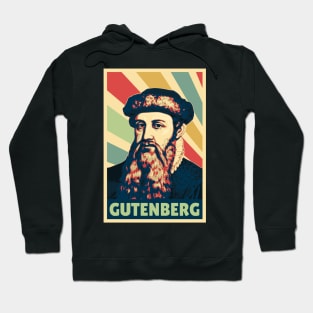 Johannes Gutenberg Vintage Colors Hoodie